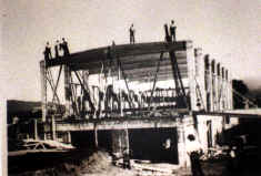 Early construction at Schwarzenburg in 1938