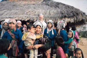 John Bayliss preaching in northern Thailand/Border of Myanmar (Burma)