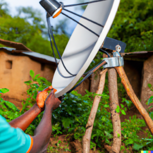 satellite broadcasting to Africa