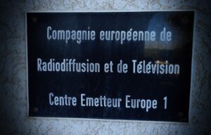 Europe 1 plaque at transmitter site