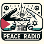 Peace Radio symbolizing NEXUS-IBA & IPAR's efforts in broadcasting to Palestine and Israel during the conflict