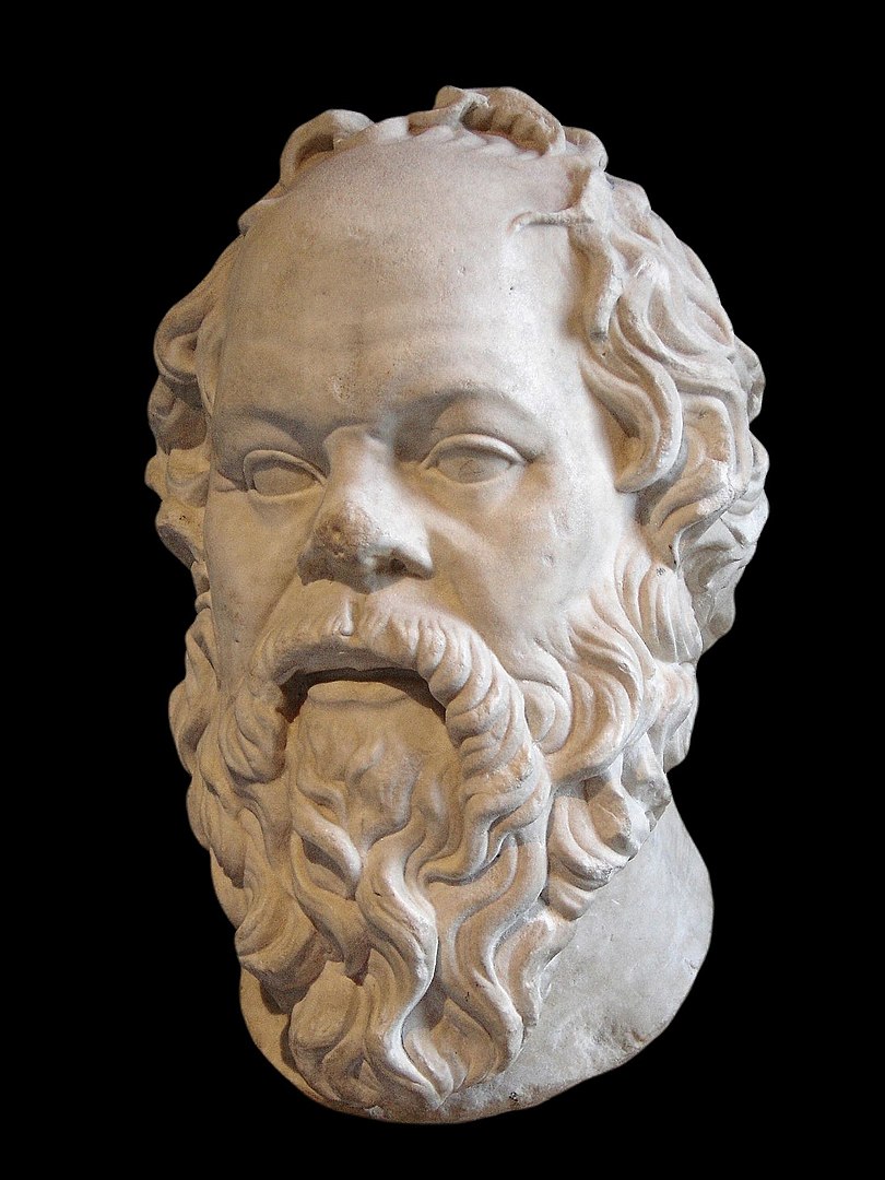 An image of Socrates engaging in philosophical discourse, symbolizing free speech and the open exchange of ideas, with references to NEXUS-IBA, IPAR, and EGR's mission to promote uncensored global broadcasting.